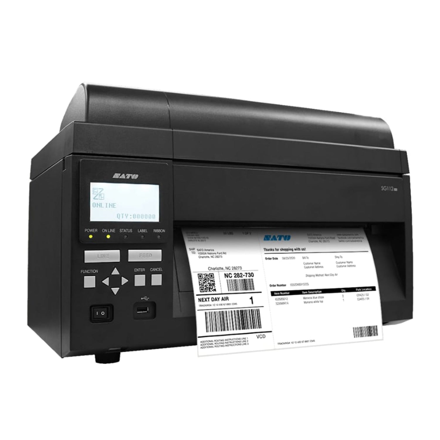 SATO SG112-ex 10.5-Inch Wide-Format Industrial Label Printer