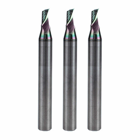 Summa Coated Router Bit, D6/4 L50/6 1FL UC CT, 3-Pack