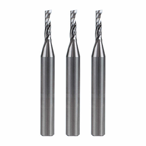 Summa Router Bit for Acrylics, D6/3 L50/11 1FL UC A, 3-Pack
