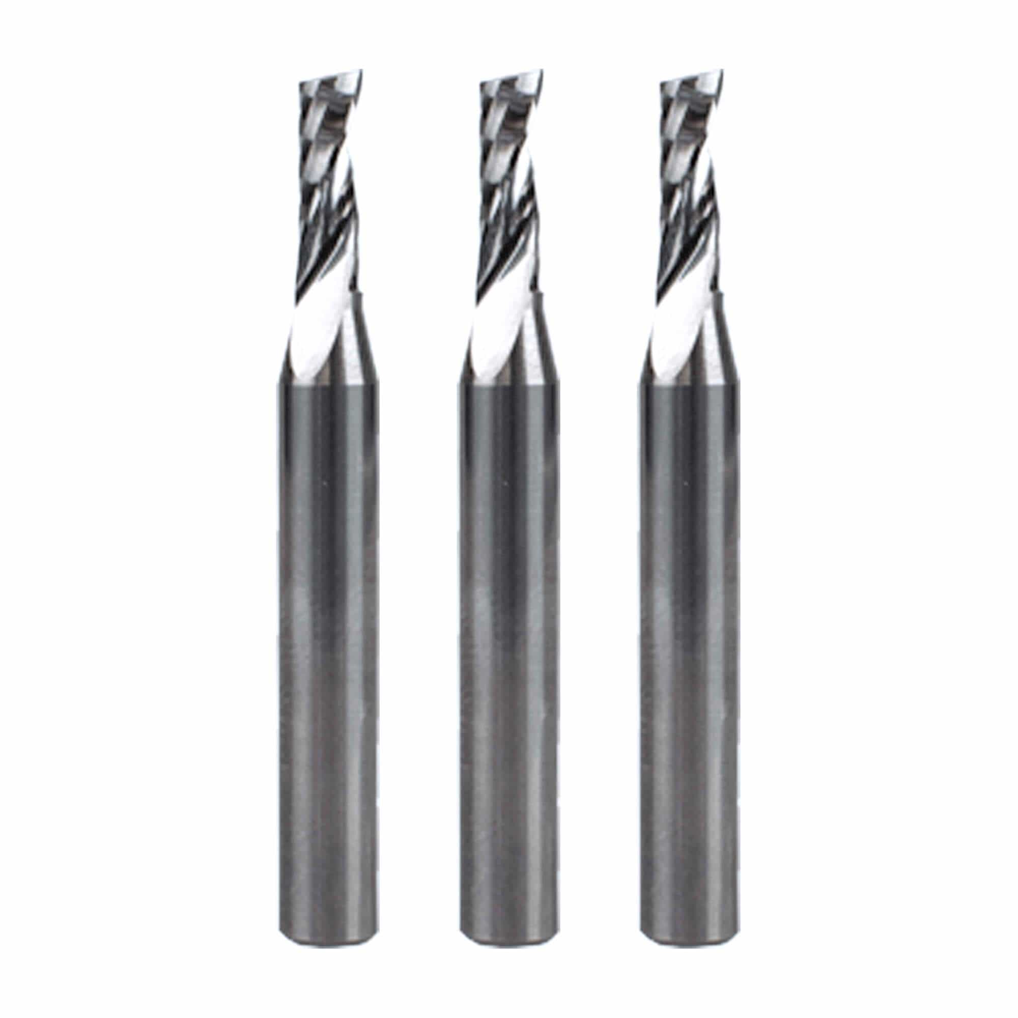 Summa Router Bit for Acrylics, D6/4 L50/12 1FL UC A, 3-Pack