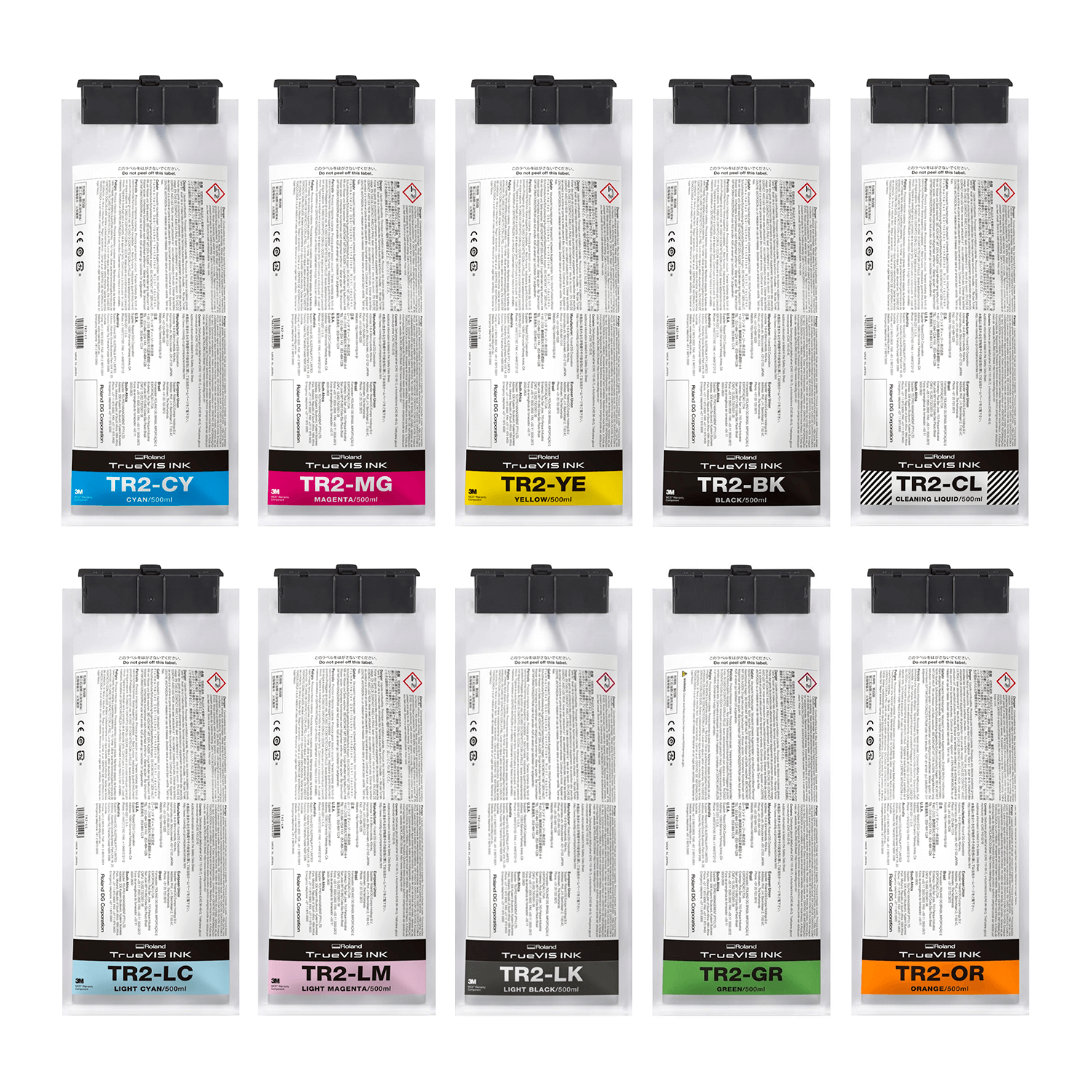 Roland TrueVIS Ink, 500ml Pouches in Seattle, WA Roland TrueVIS Ink, 500ml Pouches in Seattle, WA