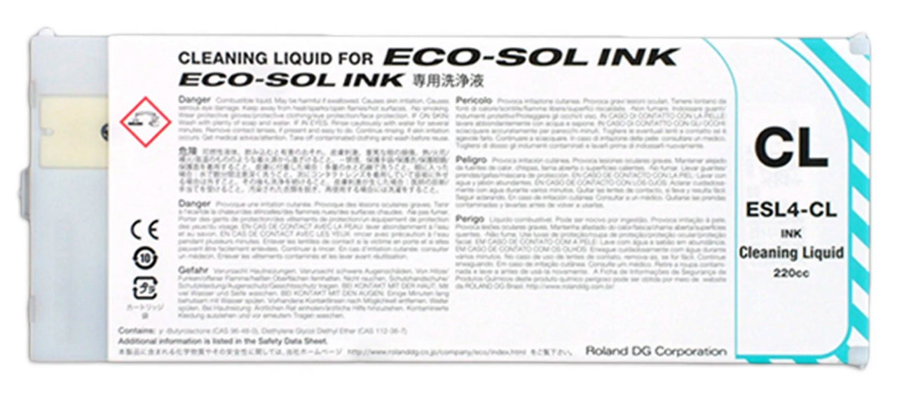Roland DG ECO-SOL MAX 2 Inks, 220cc Cartridges