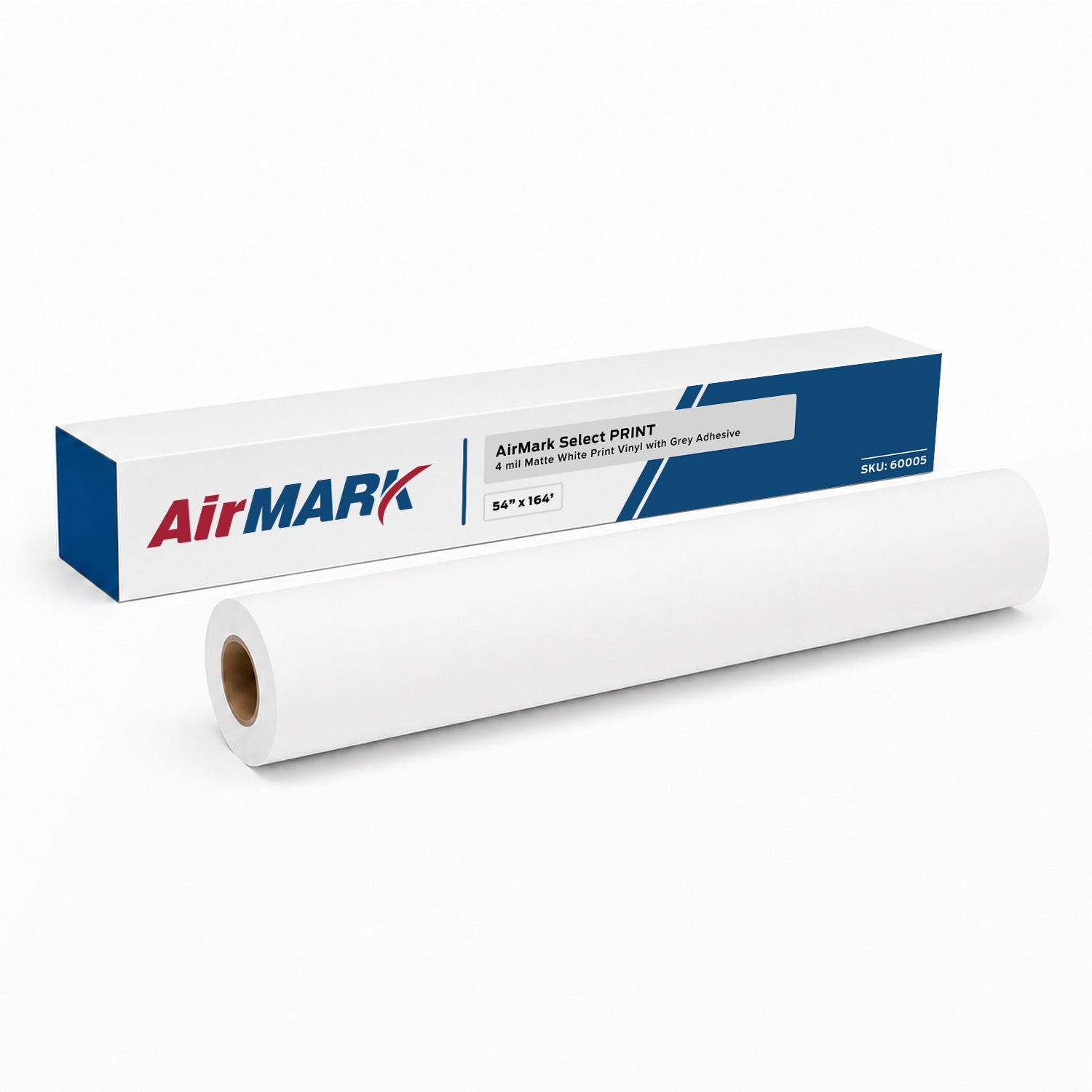 AirMark Select PRINT 4 mil White Print Vinyl with Grey Adhesive