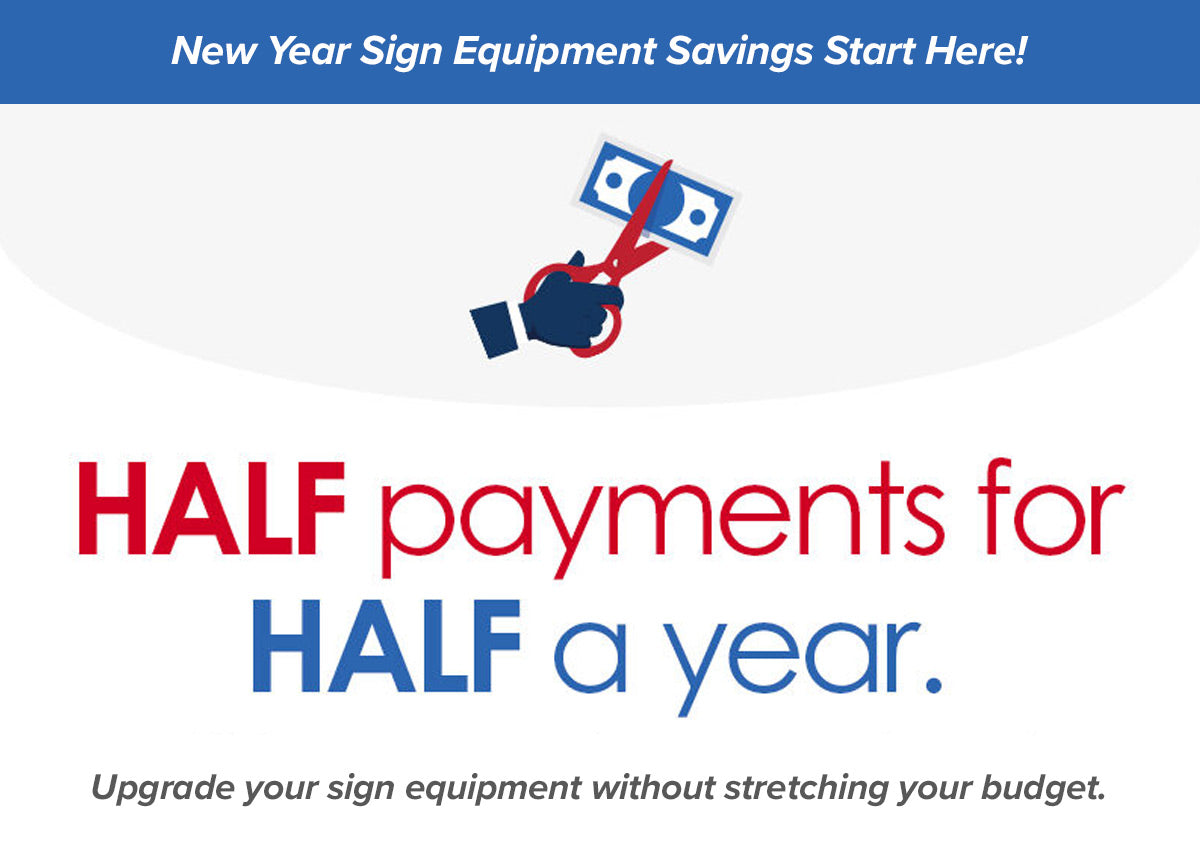 Sign Equipment Financing | $99/Month for 6 Months | AirMark