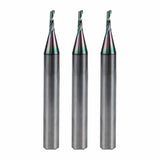 Summa Coated Router Bit, D6/2 L50/6 1FL UC CT, 3-Pack