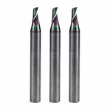 Summa Coated Router Bit, D6/4 L50/6 1FL UC CT, 3-Pack