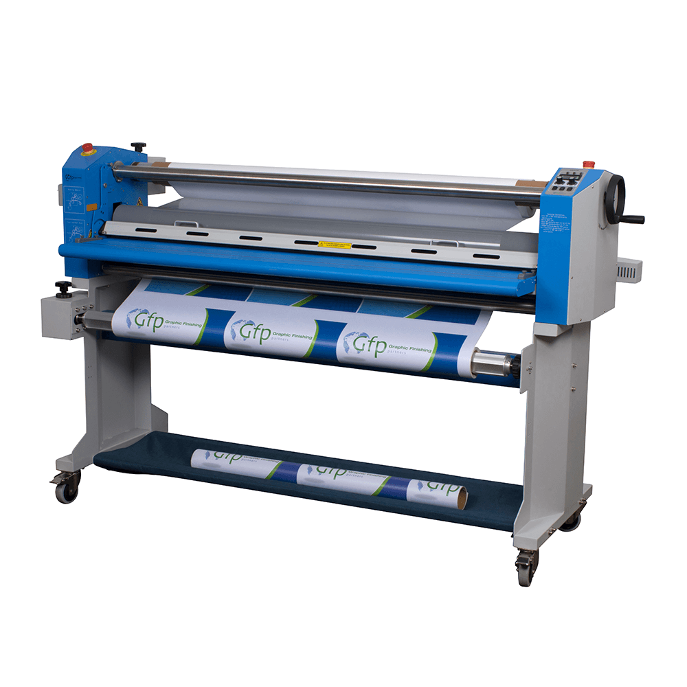 Gfp 563TH-3 63" Top Heat Laminator (Swing Shafts and Stand Included)