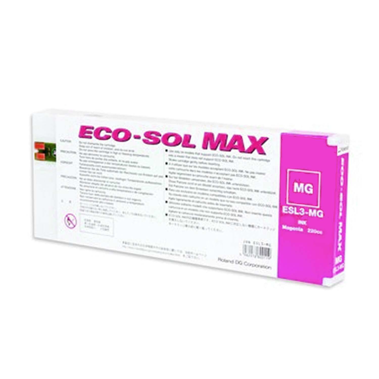 Roland DG ECO-SOL MAX Inks, 220cc Cartridges