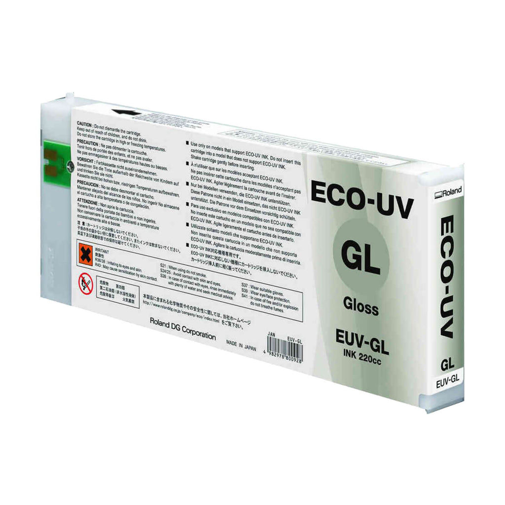 Dgexpress Ink Roland Roland DG ECO-UV Ink Cartridges | 220cc Replacement Ink Cartridges