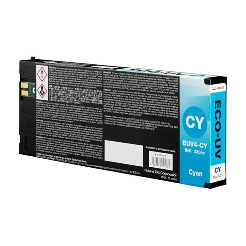 Dgexpress Ink Roland Roland DG ECO-UV4 Ink Cartridges | 220cc Replacement Ink