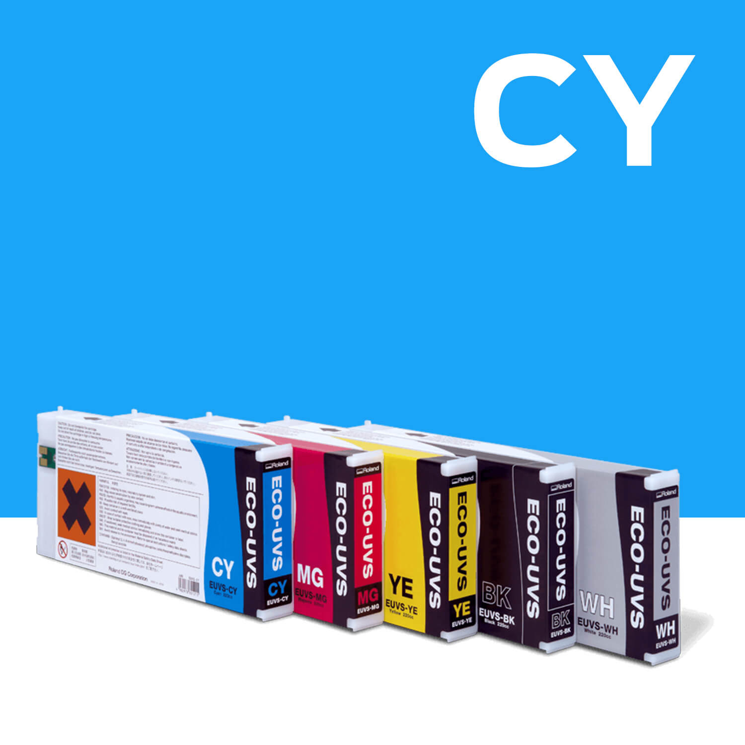 Roland DG ECO-UV S Ink Cartridges | 220cc Ink Cartridges