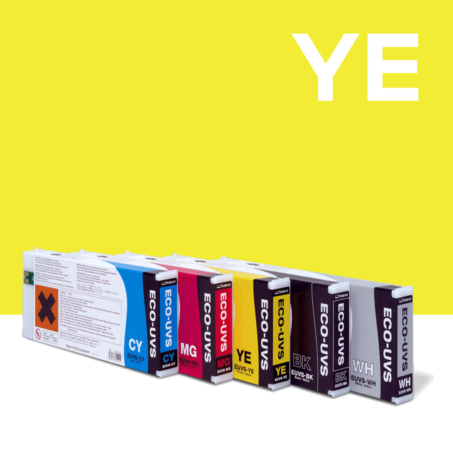 Roland DG ECO-UV S Ink Cartridges | 220cc Ink Cartridges