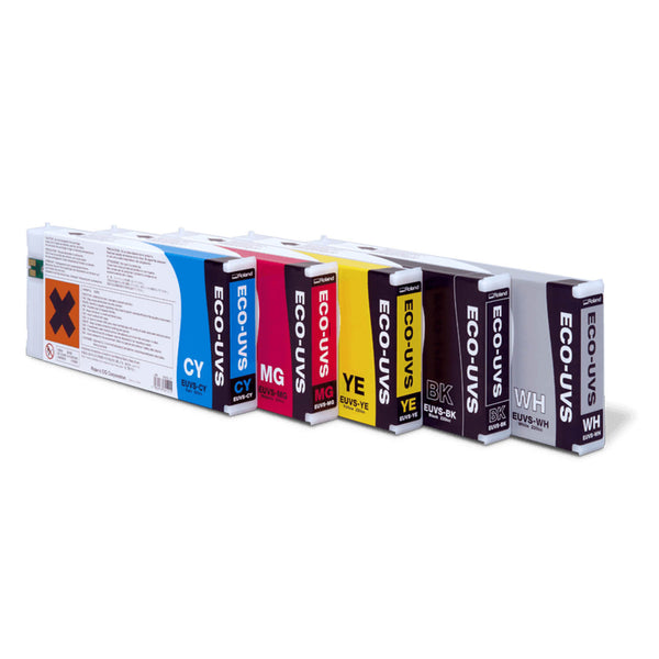 Roland DG ECO-UV 純正インク 6本セット Roland DG ECO-UV S Ink Cartridges | 220cc Ink Cartridges
